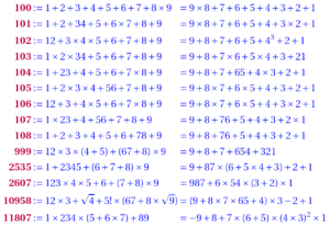 Crazy Representations of Natural Numbers – The 10958 Problem