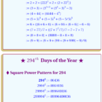 294th Day of the Year: 20.10.24 – Crazy,  Single Digit, Power Pattern and Semi-Selfie Representations