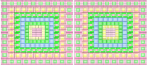 Beauty of Magic Squares: 3888 Multiple Order Bordered Magic Squares of Order 110