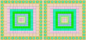 Beauty of Magic Squares: 3888 Multiple Order Bordered Magic Squares of Order 132