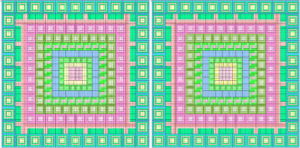 Beauty of Magic Squares: 3888 Multiple Order Bordered Magic Squares of Order 132