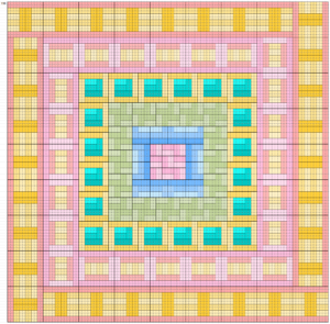 Beauty of Magic Squares: 1920-Multiple Order Bordered Striped Magic Squares of Orders 108 – Part 1